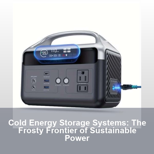 Cold Energy Storage Systems: The Frosty Frontier of Sustainable Power